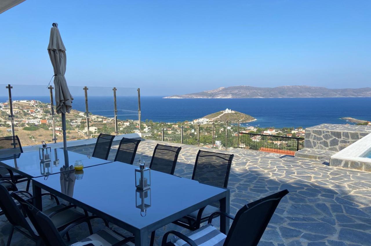 Villa Panorama Agia Marina Mikrolimanou Eksteriør bilde