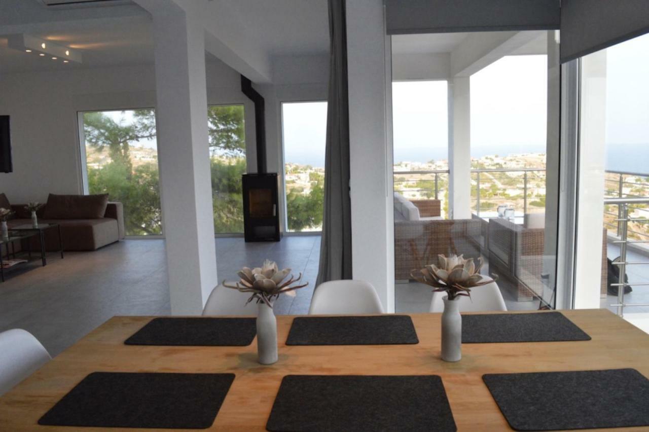 Villa Panorama Agia Marina Mikrolimanou Eksteriør bilde